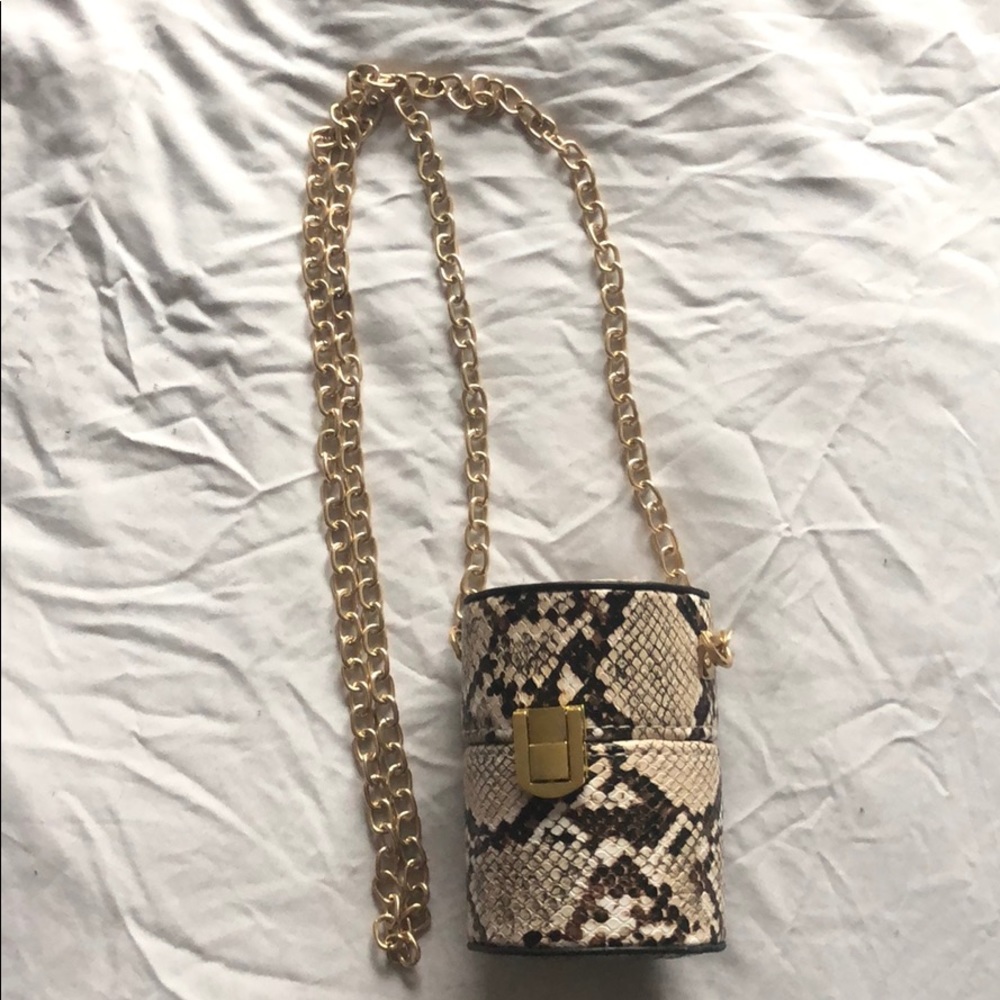MINI SNAKESKIN PURSE